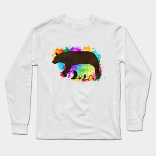 autism bear puzzle Long Sleeve T-Shirt